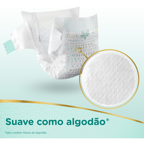 Fraldas Pampers Premium Care