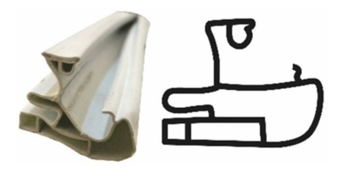 Rollo Empaque Tipo Ballena Para Refrigerador 12 Metros
