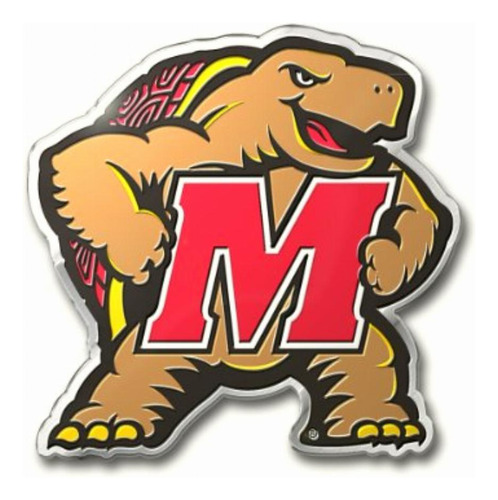 Fanmats Emblema De Coche De Color Troquelado Ncaa, Maryland