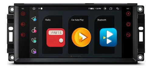 4gb + 64gb Carplay Jeep Dodge Chrysler Gps Wifi Touch Radio