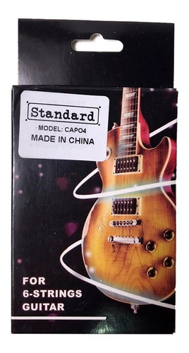 Capotraste Para Violão E Guitarra Standard Capo04