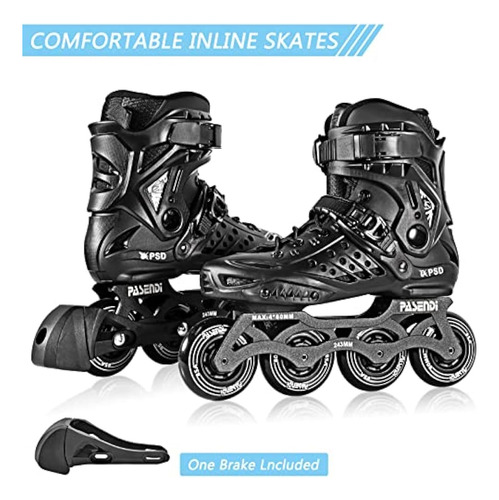Patines En Línea Profesionales Con Ruedas De 4x80 Mm, Para E