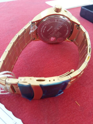 Naviforce Dourado Banho 18k