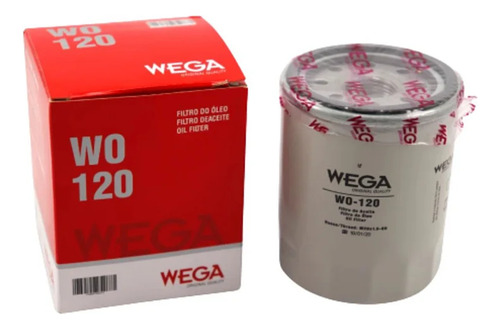 Filtro De Óleo Wega Fiat Strada 1.3 1.4 1998 Até 2023