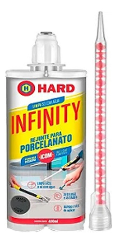 Rejunte Infinity Porcelanato 400 Ml Areia Acetinado - Hard