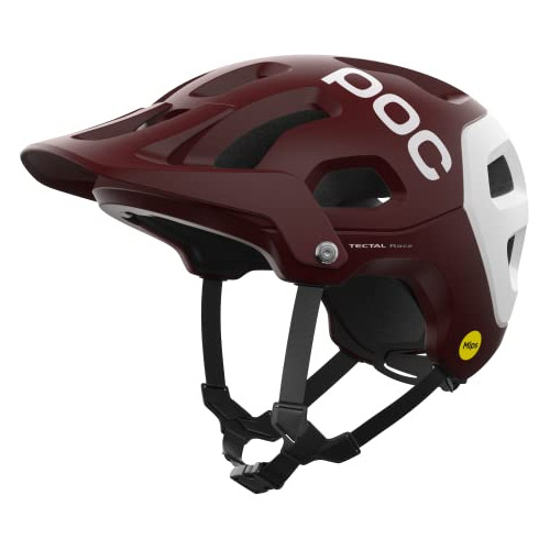 Poc Tectal Race Mips Cycling Helmet Garnet Rojo/hydrogen Whi