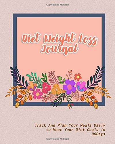 Diet Weight Loss Journal Track And Plan Your Meals Daily To 