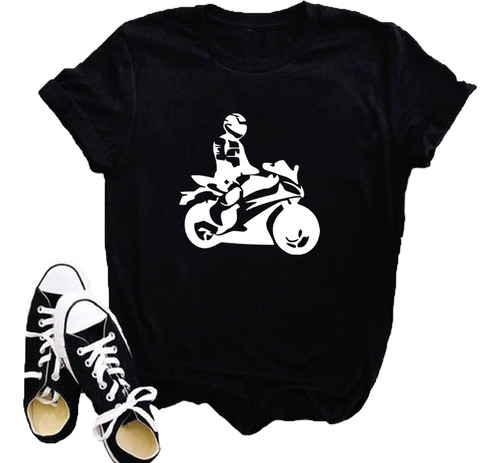 Remera Motoquera 100% Algodón Motocicleta Moto Racing #02