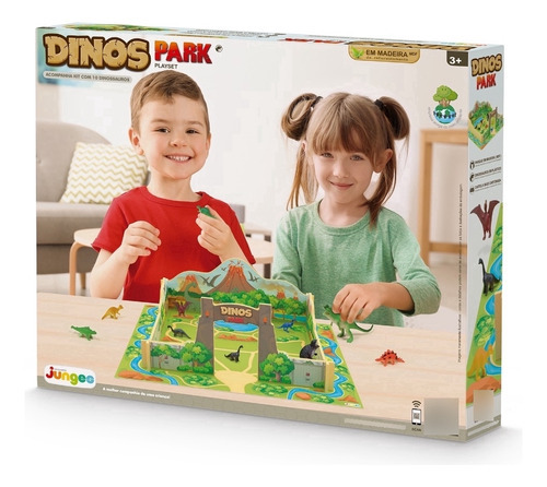 Dinos Park Playset Junges Cor Colorido