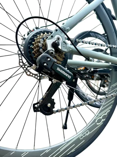 Bicicleta Fiat 500 Gravel Rodado 28 Frenos A Disco X21 Vel