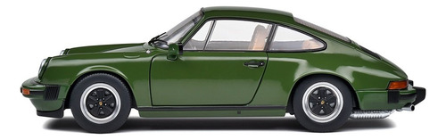 Miniatura Carro Porsche 911 Sc 1978 1:18 Solido Verde