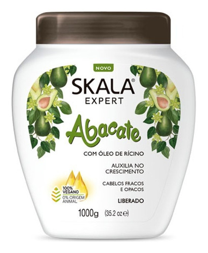 Mascara Skala Bomba De Vitaminas Abacate 1000 G Nutrición