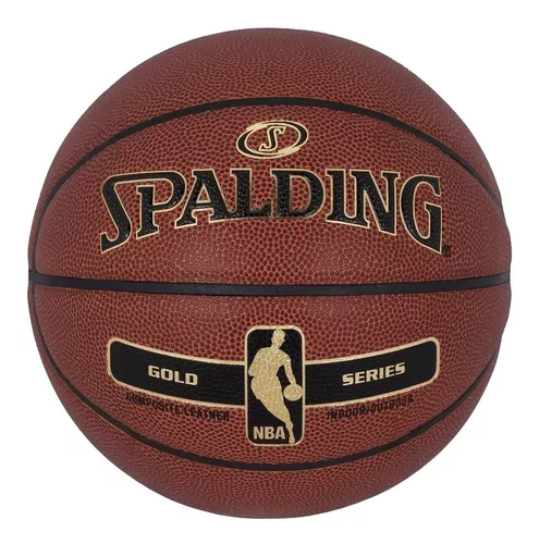 Bola Basquete Spalding Nba Gold Series Tam 5 Envio Imediato