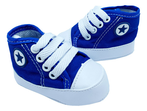 Sapatinho Bebê Tênis Allstarzinho Bebê Menino Azul Royal 