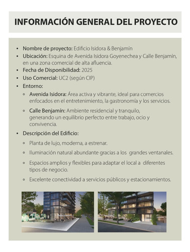 Local Comercial (uc2) Isidora Goyenechea El Golf