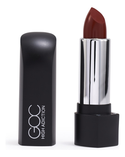 Goc, Labial Mate, Lipstick High Adiction, Larga Duración Color Strange