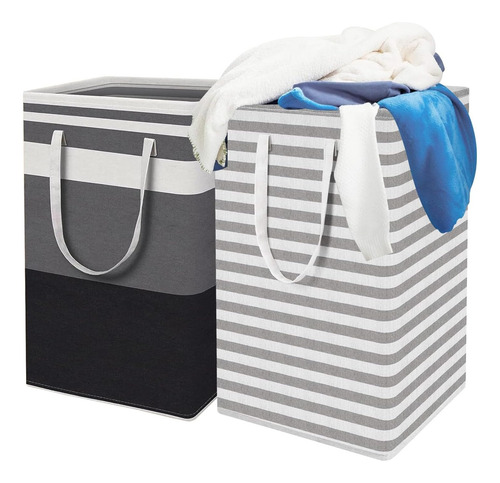 100l Grande Cesto Para Sucia Ropa Plegables Lavanderia 2pcs
