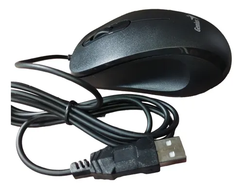 Mouse Genius Dx 101 Óptico Usb Negro Diestro