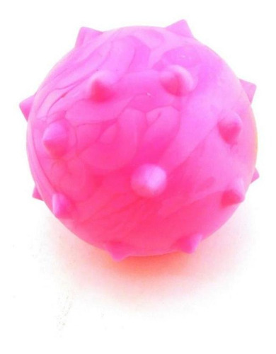 Brinquedo Bola Maciça Cravo Cães M 55mm Cor Rosa Dog2718rs