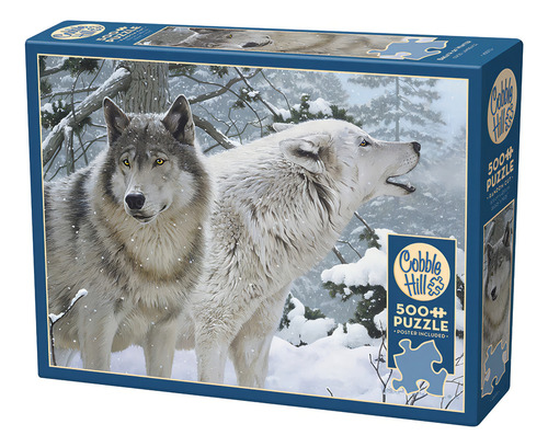 Rompecabezas Lobos En Invierno 500 Pz Cobble Hill Naturaleza