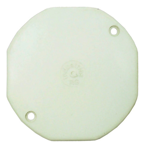 Tapa Ciega Octagonal Pvc X 2 Unid