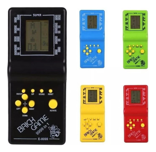 Consola Para Niños A Pila Juego Diversion 9999