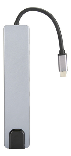 Adaptador Ethernet Tipo C De Interfaz A Hub Usb 3.0 Rj45 Min