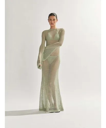 Amazon Europe - Ropa Para Mujer, Nuevo Vestido Largo De Punt