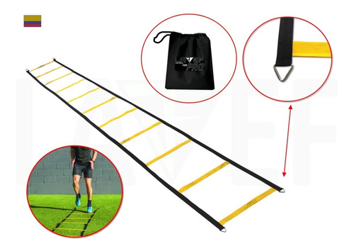 Escalera De Agilidad  Coordinación Entrenamiento 10pasos 4mt