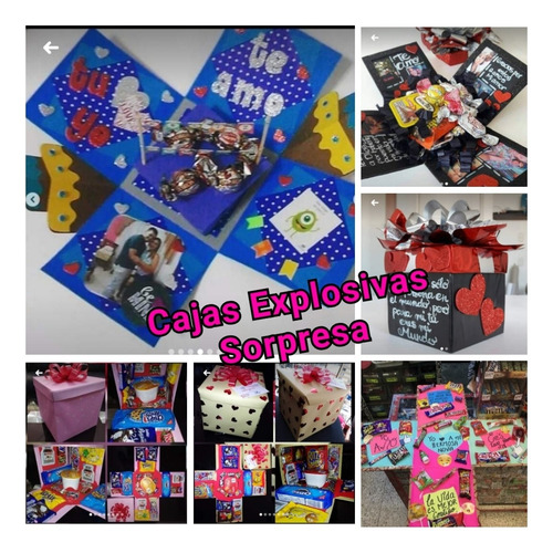 Cajas Explosivas Sorpresa Desplegables. Golosinas. Regalo.