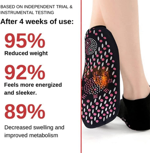 Calcetines Magnéticos Autocalentables Para Unisex Lavables