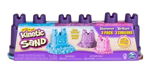 Kinetic Sand Arena Masa Repuesto Moldes Colores Brillantes 