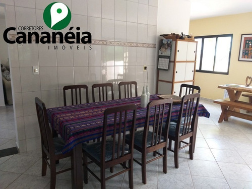 5 Dormitórios (2 Suítes) Frente Ao Mar Com Garagem E Rampa Náuticas, No Parque Náutico Em Cananéia/sp - Ca00058 - 34836522