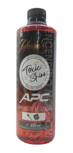 Inferno Gel Apc Alto Rendimiento Toxic Shine 600ml