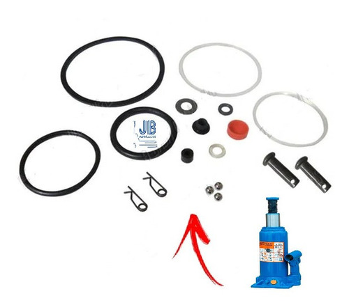 Kit Reparo Vedação Macaco Garrafa Bovenau 20 Cj - 20 Ton.