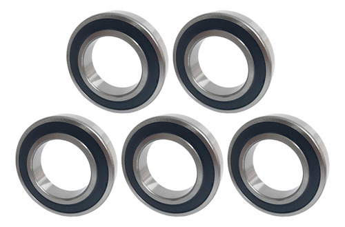 Kit Rolamento 6002 2rs Com 5 Peças 15x32x9mm