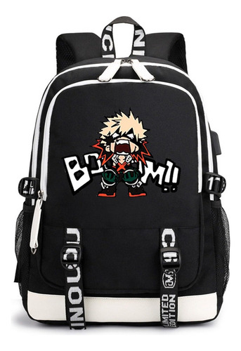 Mochila My Hero Academia Anime Mochila Bakugou Estampado Alt