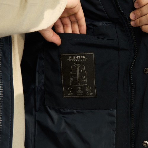 Chaleco Hombre Kevingston Fighter Relaxed Azul