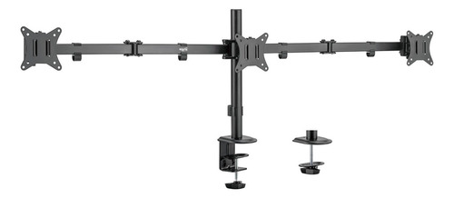 Soporte Para 3 Monitores De 17-27 Horizontal En Escritorio