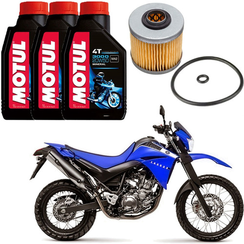 Troca Óleo Motul 20w50 + Filtro Yamaha Xt 660r 2012