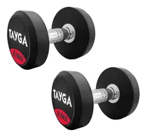 Comprar Par Pesas Mancuernas Caucho Redonda 2.5 Kg C\u002Fu Tayga Gym 