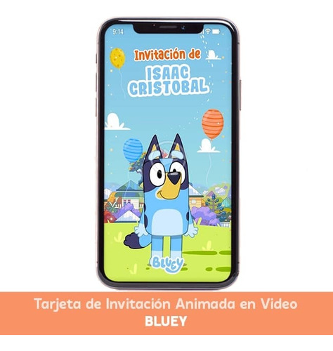 Video Invitacion Bluey 