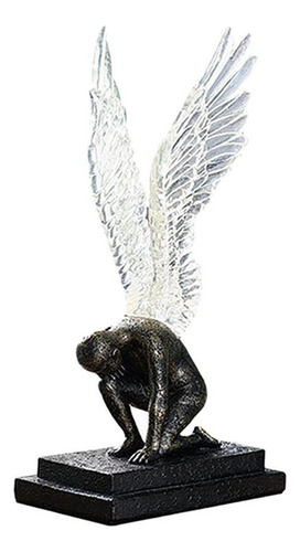 Estatuilla De Ala De Ángel Nórdico Escultura Vívida Arte