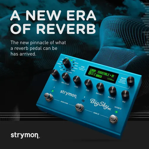 Reverb Workstation Guitar Effects Pedal Strymon Bigsky Mx