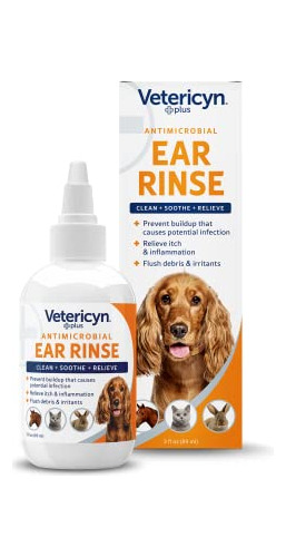Vetericyn Plus Perro Ear Rinse Anterior De Oír Perro Frvax