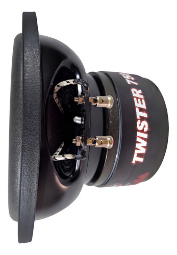 Subwoofer Shocker 8 Polegadas 750 Twister Sub Bobina Dupla Cor Vermelho