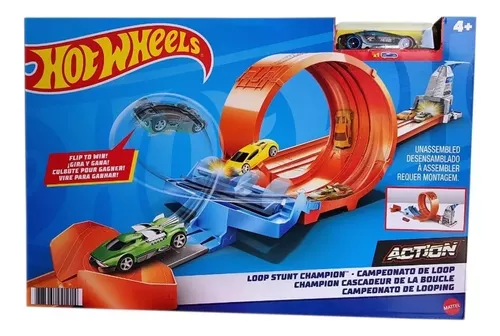 Pista De Carrinhos Hot Wheels Campeonato De Looping Mattel