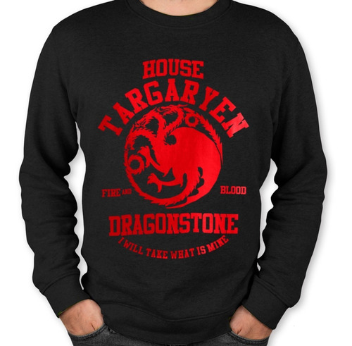 Poleron Polo Game Of Thrones Casa Targaryen 100% Algodon Premium