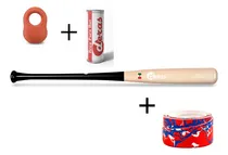 Comprar Kit De Bateo Beisbol Bat Maple Grip Brea Y Dona De Bateo