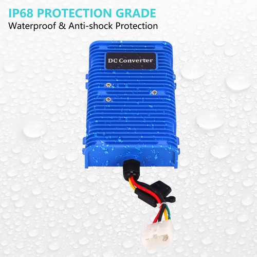 10l0l 360w Golf Cart 48v 36v A 12v 30a Convertidor Regulador